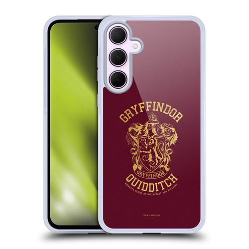 Harry Potter Deathly Hallows X Gryffindor Quidditch Soft Gel Case for Samsung Galaxy A35 5G