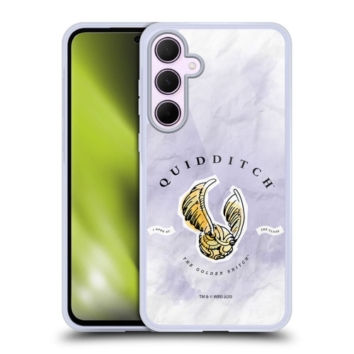 Harry Potter Deathly Hallows XVII Quidditch Golden Snitch Soft Gel Case for Samsung Galaxy A35 5G