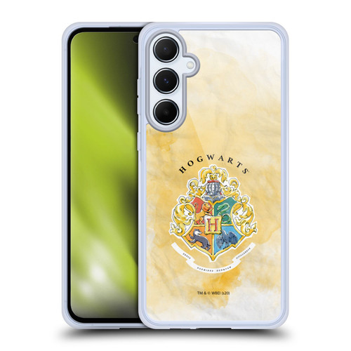 Harry Potter Deathly Hallows XVII Hogwarts Crest Soft Gel Case for Samsung Galaxy A55 5G