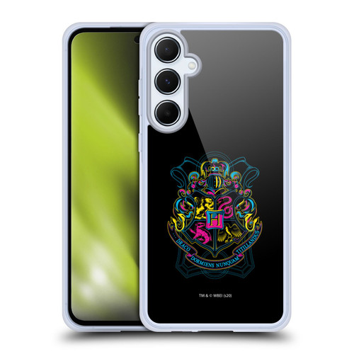 Harry Potter Deathly Hallows XXII Hogwarts Crest Soft Gel Case for Samsung Galaxy A55 5G