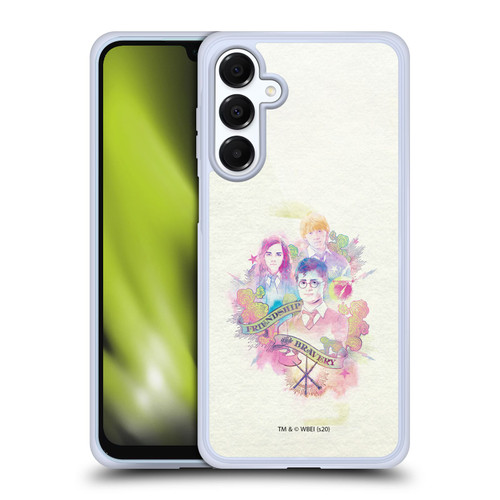 Harry Potter Deathly Hallows XXVI Harry, Ron & Hermione Soft Gel Case for Samsung Galaxy A16 5G & MagSafe