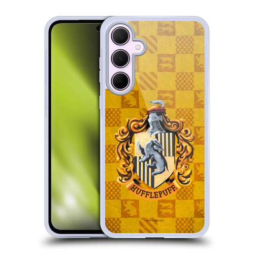 Harry Potter Prisoner Of Azkaban I Hufflepuff Crest Soft Gel Case for Samsung Galaxy A35 5G