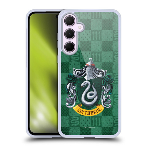 Harry Potter Prisoner Of Azkaban I Slytherin Crest Soft Gel Case for Samsung Galaxy A35 5G