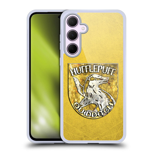 Harry Potter Prisoner Of Azkaban V Hufflepuff Quidditch Badge Soft Gel Case for Samsung Galaxy A35 5G