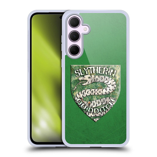 Harry Potter Prisoner Of Azkaban V Slytherin Quidditch Badge Soft Gel Case for Samsung Galaxy A35 5G