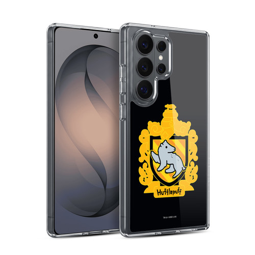 Harry Potter Deathly Hallows I Hufflepuff Crest Soft Gel Case for Samsung Galaxy S26 Ultra