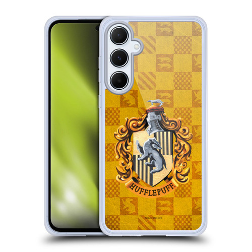 Harry Potter Prisoner Of Azkaban I Hufflepuff Crest Soft Gel Case for Samsung Galaxy A55 5G