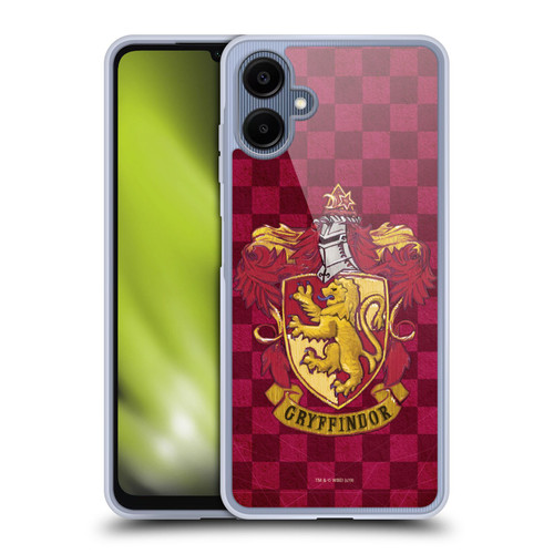Harry Potter Sorcerer's Stone I Gryffindor Crest 2 Soft Gel Case for Samsung Galaxy A06 4G / 5G