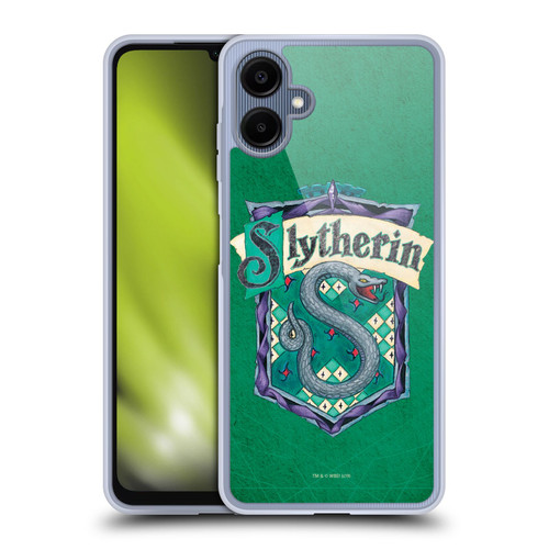 Harry Potter Sorcerer's Stone I Slytherin Crest Soft Gel Case for Samsung Galaxy A06 4G / 5G