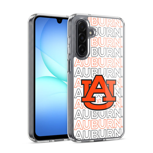 Auburn University AU Auburn University Art Typography Soft Gel Case for Samsung Galaxy A17 4G/5G / A18 4G