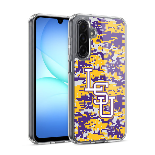 Louisiana State University LSU Louisiana State University LSU Digital Camouflage Soft Gel Case for Samsung Galaxy A17 4G/5G / A18 4G
