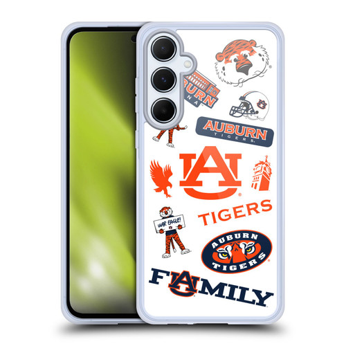 Auburn University AU Auburn University Art Sticker Type Soft Gel Case for Samsung Galaxy A55 5G