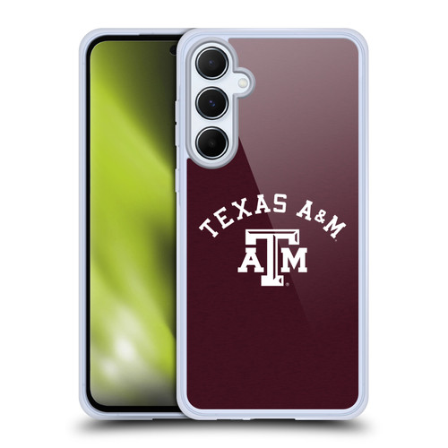 Texas A&M University TAMU Texas A&m University Campus Logotype Soft Gel Case for Samsung Galaxy A55 5G