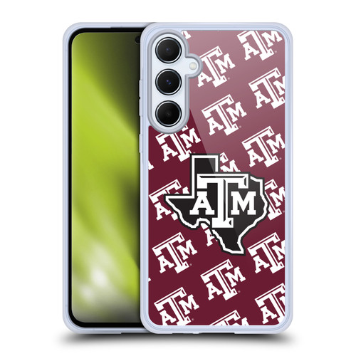 Texas A&M University TAMU Texas A&m University Pattern Soft Gel Case for Samsung Galaxy A55 5G