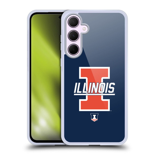 University Of Illinois U Of I University Of Illinois Art Graphics 3 Soft Gel Case for Samsung Galaxy A35 5G