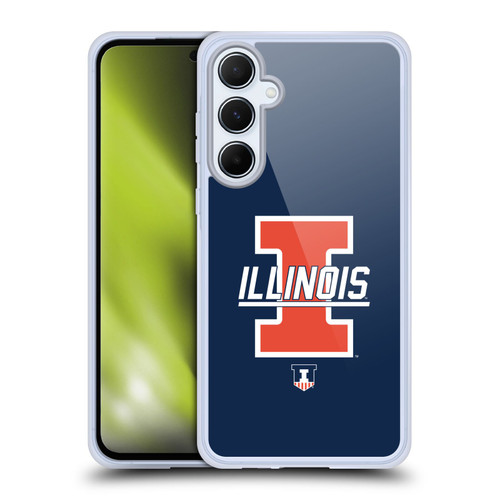 University Of Illinois U Of I University Of Illinois Art Graphics 3 Soft Gel Case for Samsung Galaxy A55 5G
