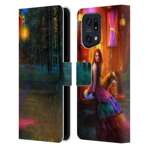 Aimee Stewart Fantasy Wanderlust Leather Book Wallet Case Cover For OPPO Find X5 Pro