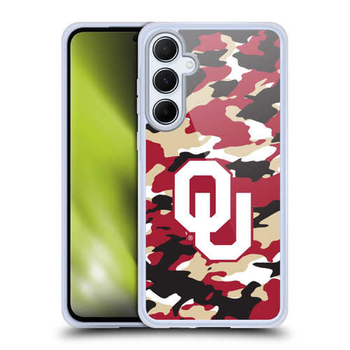 University of Oklahoma OU The University Of Oklahoma Art Camou Soft Gel Case for Samsung Galaxy A55 5G