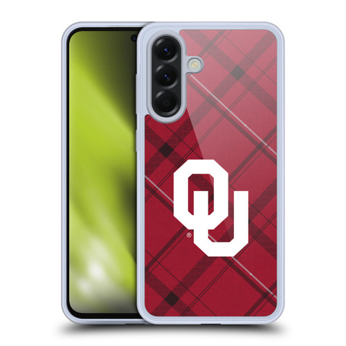 University of Oklahoma OU The University Of Oklahoma Art Tartan Soft Gel Case for Samsung Galaxy A56 5G