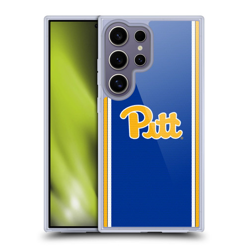 University Of Pittsburgh University Of Pittsburgh Football Jersey Soft Gel Case for Samsung Galaxy S25 Ultra & MagSafe