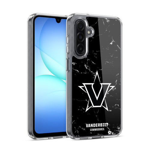 Vanderbilt University Vandy Vanderbilt University Black And White Marble Soft Gel Case for Samsung Galaxy A17 4G / 5G