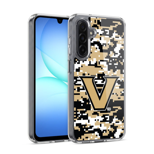 Vanderbilt University Vandy Vanderbilt University Digital Camouflage Soft Gel Case for Samsung Galaxy A17 4G / 5G