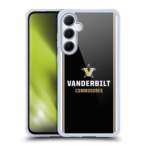 Vanderbilt University Vandy Vanderbilt University Football Jersey Soft Gel Case for Samsung Galaxy A55 5G