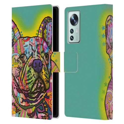 Dean Russo Dogs French Bulldog Leather Book Wallet Case Cover For Xiaomi 12