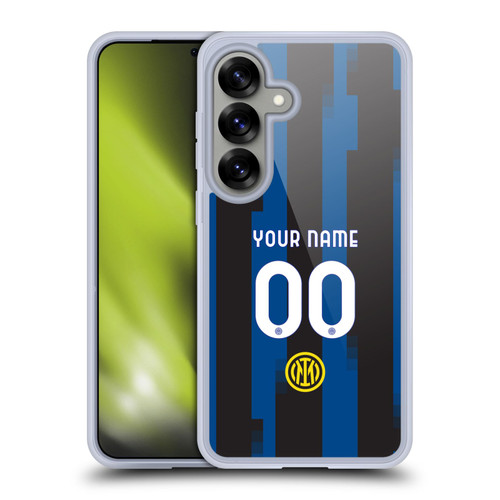 Custom Customised Personalised Inter Milan 2023/24 Kit Home Soft Gel Case for Samsung Galaxy S25