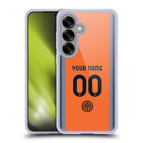Custom Customised Personalised Inter Milan 2023/24 Kit Third Soft Gel Case for Samsung Galaxy S25