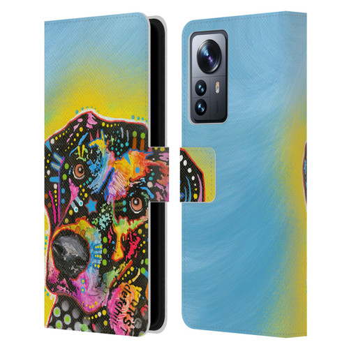 Dean Russo Dogs Labrador Leather Book Wallet Case Cover For Xiaomi 12 Pro