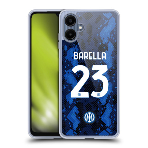 Fc Internazionale Milano 2021/22 Players Home Kit Nicolò Barella Soft Gel Case for Samsung Galaxy A06 4G / 5G