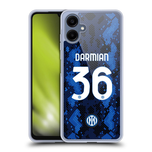 Fc Internazionale Milano 2021/22 Players Home Kit Matteo Darmian Soft Gel Case for Samsung Galaxy A06 4G / 5G