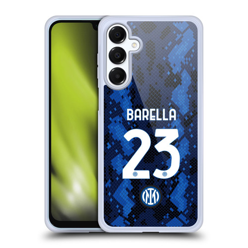 Fc Internazionale Milano 2021/22 Players Home Kit Nicolò Barella Soft Gel Case for Samsung Galaxy A16 5G & MagSafe