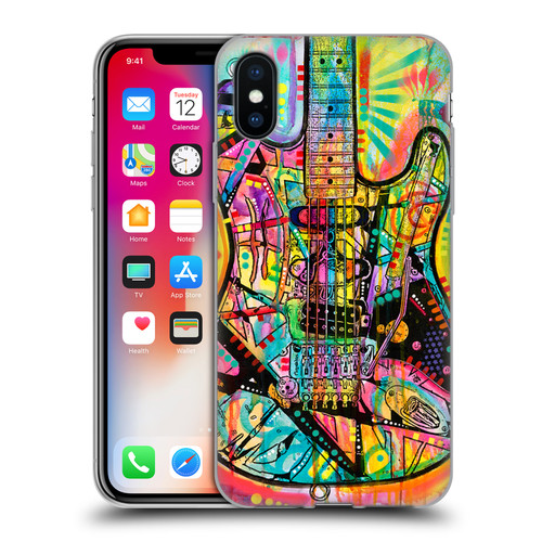 Dean Russo Pop Culture Guitar Soft Gel Case for Apple iPhone X / iPhone XS