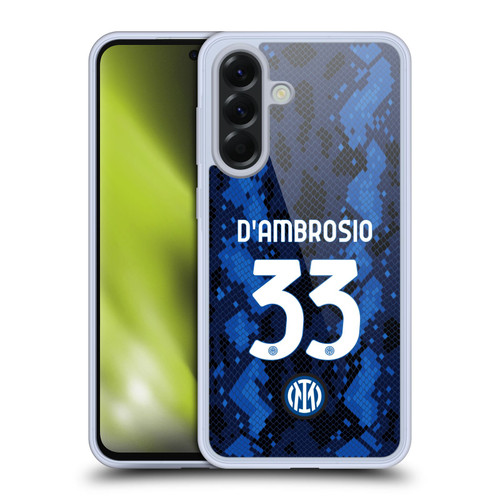 Fc Internazionale Milano 2021/22 Players Home Kit Danilo D'Ambrosio Soft Gel Case for Samsung Galaxy A56 5G