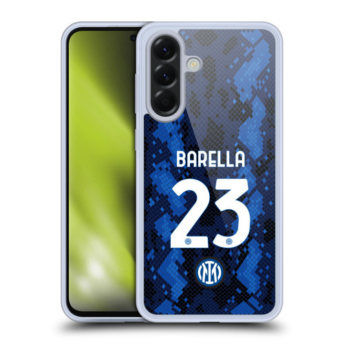 Fc Internazionale Milano 2021/22 Players Home Kit Nicolò Barella Soft Gel Case for Samsung Galaxy A56 5G