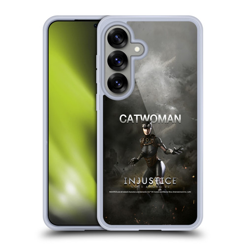 Injustice Gods Among Us Characters Catwoman Soft Gel Case for Samsung Galaxy S25 & MagSafe
