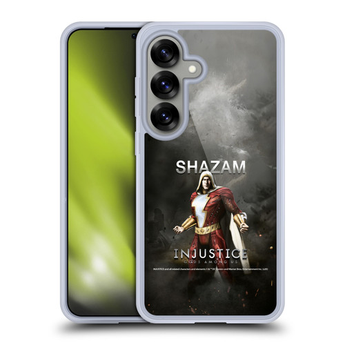 Injustice Gods Among Us Characters Shazam Soft Gel Case for Samsung Galaxy S25 & MagSafe