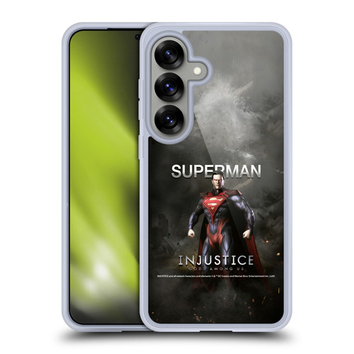 Injustice Gods Among Us Characters Superman Soft Gel Case for Samsung Galaxy S25 & MagSafe