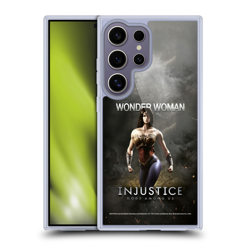 Injustice Gods Among Us Characters Wonder Woman Soft Gel Case for Samsung Galaxy S25 Ultra & MagSafe