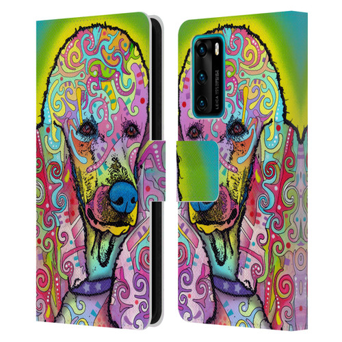Dean Russo Dogs 3 Poodle Leather Book Wallet Case Cover For Huawei P40 5G