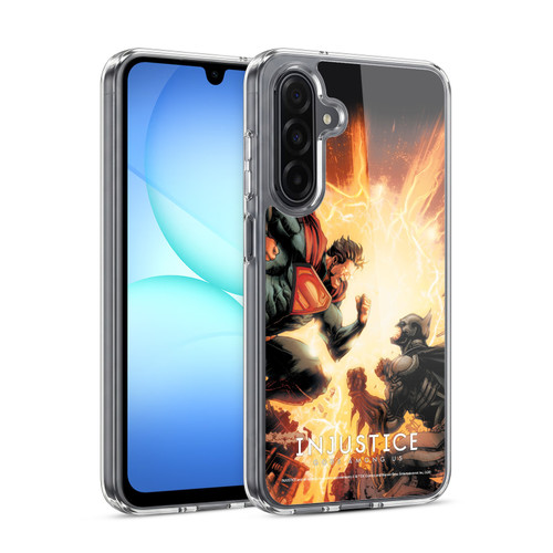 Injustice Gods Among Us Key Art Battle Soft Gel Case for Samsung Galaxy A17 4G / 5G