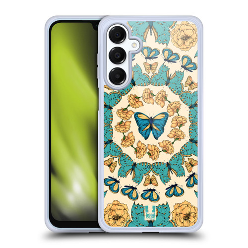 Head Case Designs Insect Prints Butterflies Soft Gel Case for Samsung Galaxy A16 5G & MagSafe