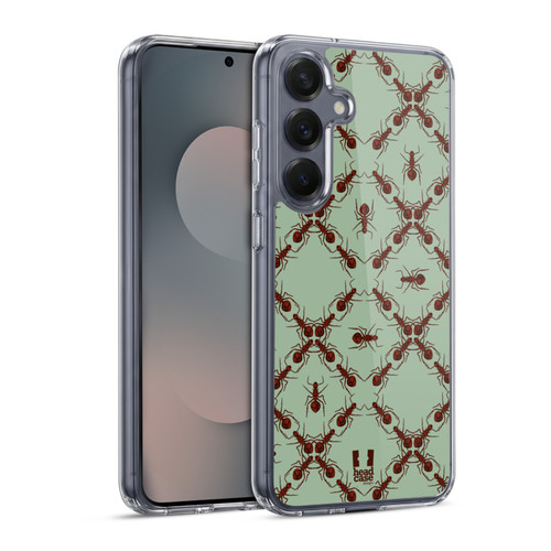 Head Case Designs Insect Prints Ants Soft Gel Case for Samsung Galaxy S25 & MagSafe
