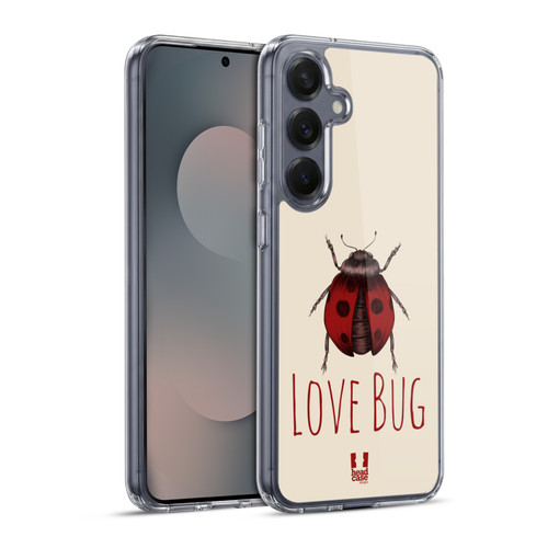 Head Case Designs Insect Prints Ladybug Soft Gel Case for Samsung Galaxy S25+ & MagSafe