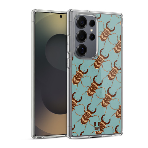 Head Case Designs Insect Prints Beetles Soft Gel Case for Samsung Galaxy S25 Ultra & MagSafe
