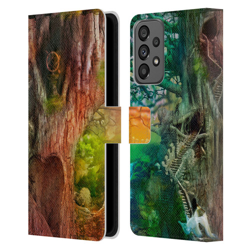 Aimee Stewart Fantasy Dream Tree Leather Book Wallet Case Cover For Samsung Galaxy A73 5G (2022)