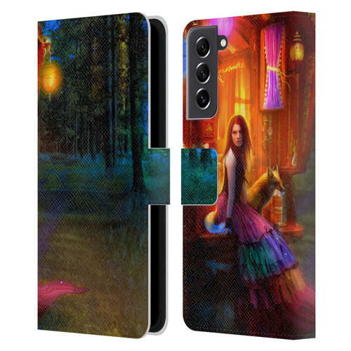 Aimee Stewart Fantasy Wanderlust Leather Book Wallet Case Cover For Samsung Galaxy S21 FE 5G