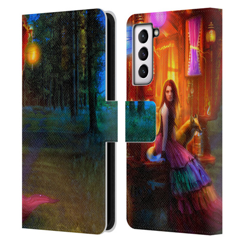 Aimee Stewart Fantasy Wanderlust Leather Book Wallet Case Cover For Samsung Galaxy S21 5G